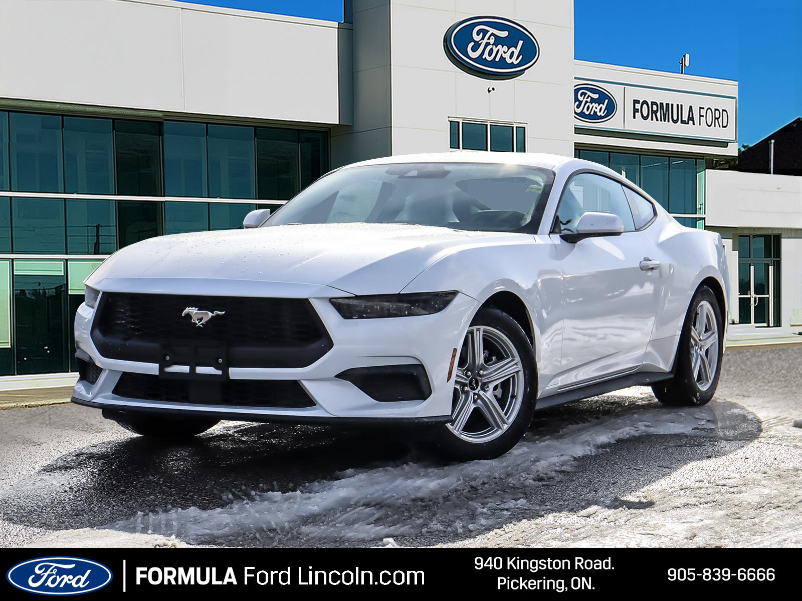 Oxford White 2026 Ford Mustang Coupe Rear-Wheel Drive Automatic
