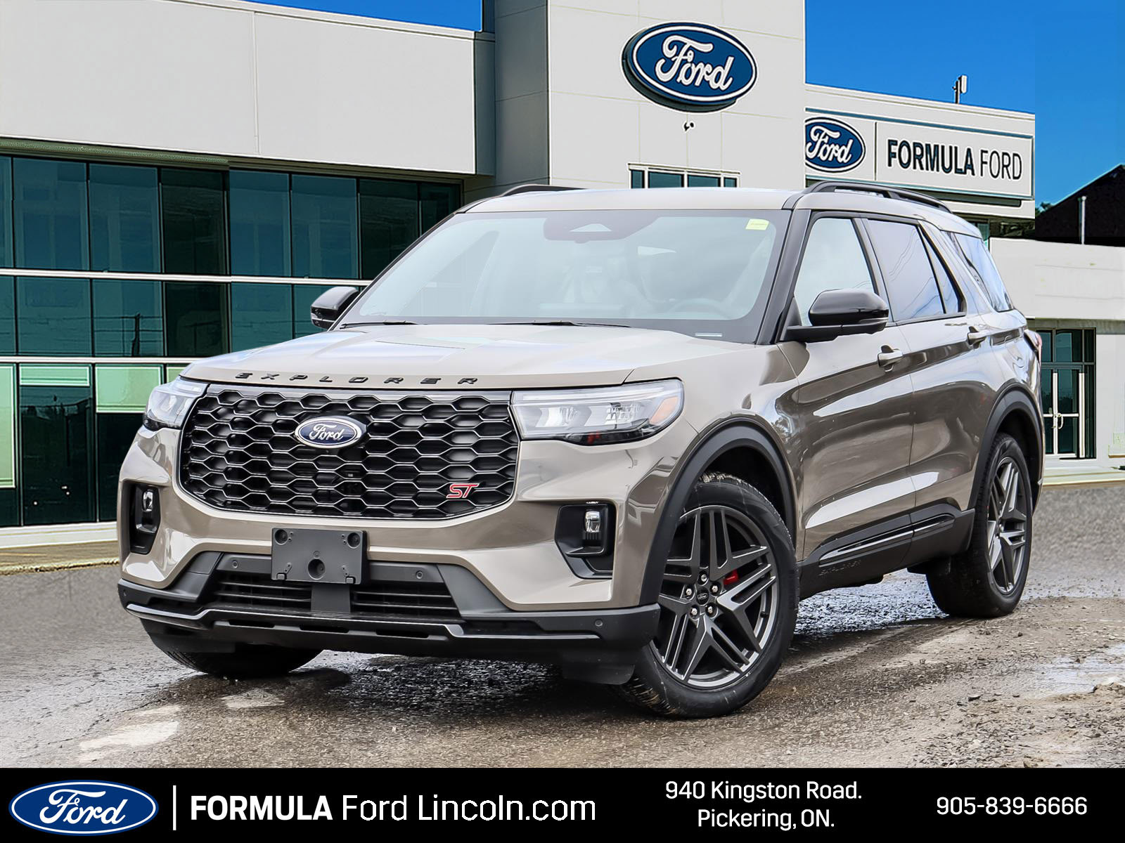 Gray (Marsh Grey) 2026 Ford Explorer SUV / Crossover All-Wheel Drive Automatic
