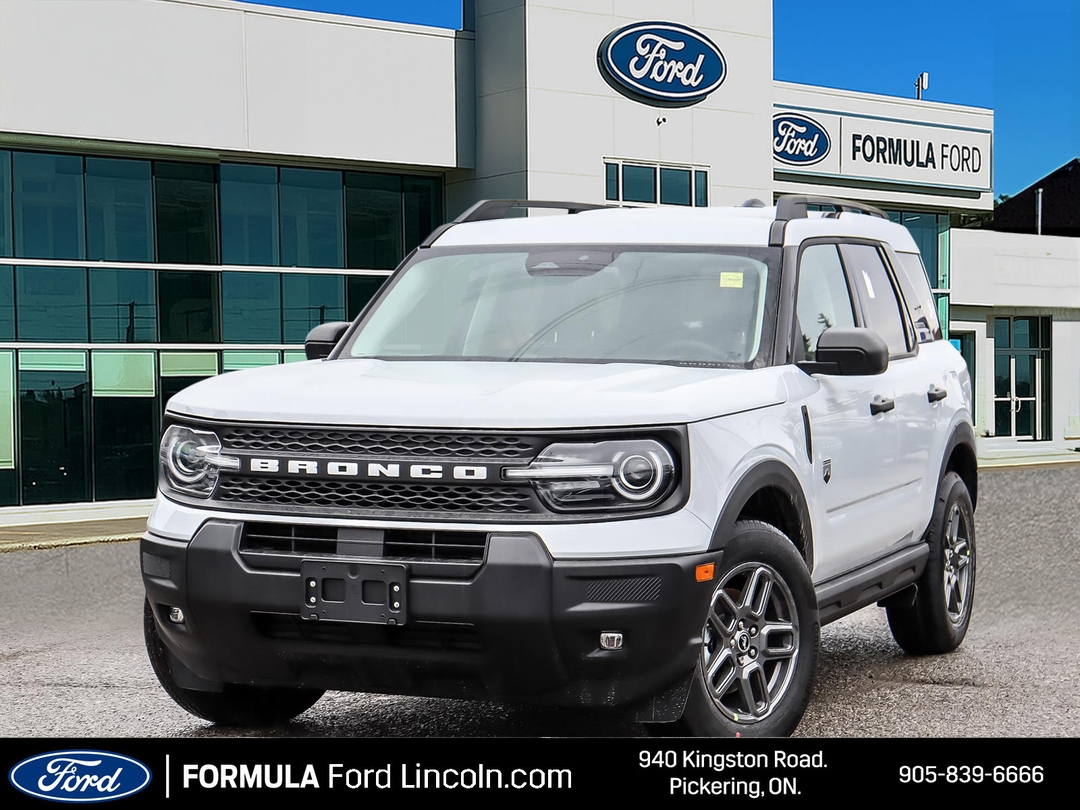 Space White Metallic 2026 Ford Bronco Sport SUV / Crossover All-Wheel Drive 8-Speed Automatic