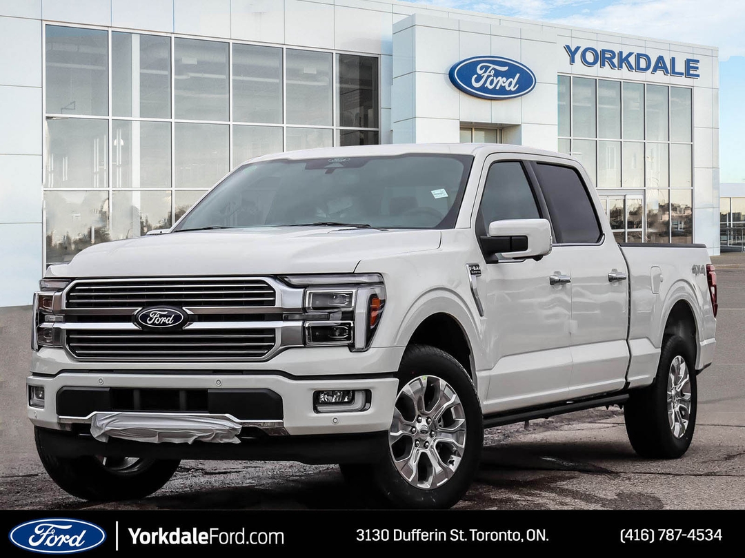 Star White Metallic Tri-Coat 2026 Ford F-150 Pickup Truck Four-Wheel Drive Automatic