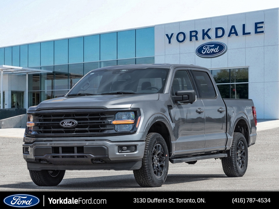 Gray (Carbonized Grey Metallic) 2026 Ford F-150 Pickup Truck Four-Wheel Drive Automatic
