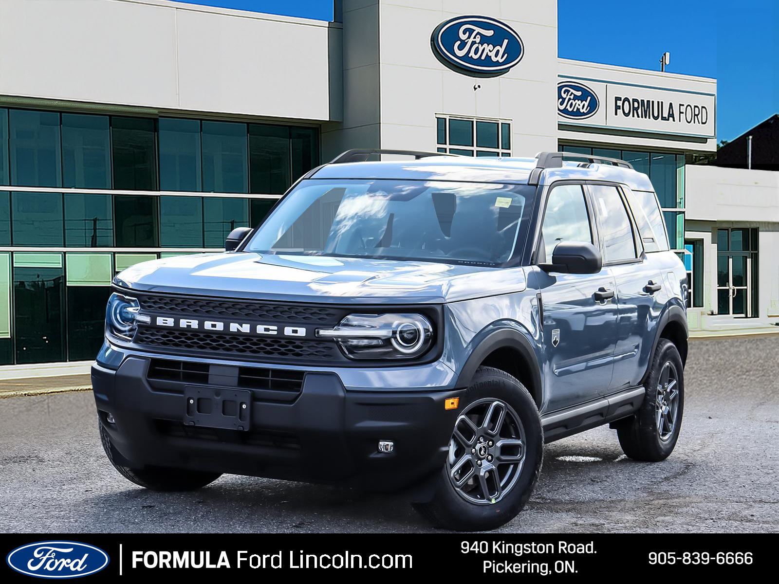 Blue (Azure Gray Metallic Tricoat) 2026 Ford Bronco Sport SUV / Crossover All-Wheel Drive 8-Speed Automatic