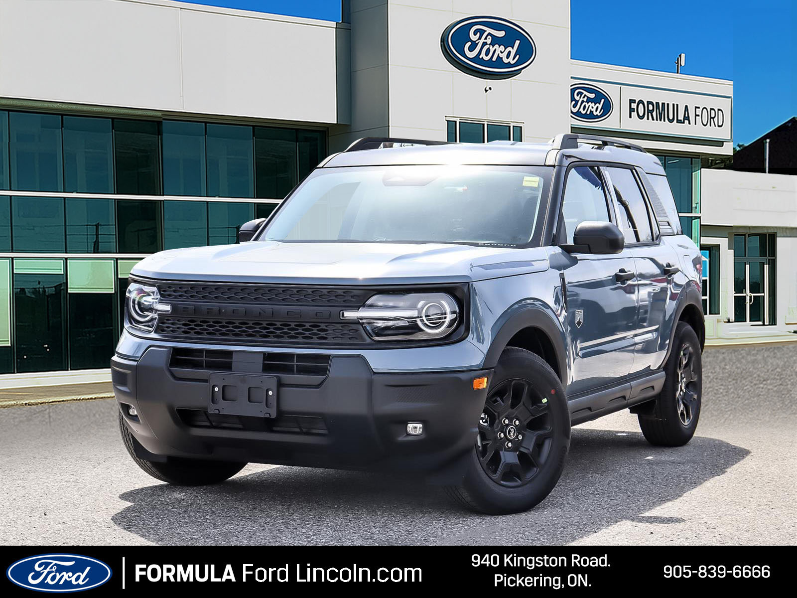 Blue (Azure Gray Metallic Tricoat) 2026 Ford Bronco Sport SUV / Crossover All-Wheel Drive 8-Speed Automatic