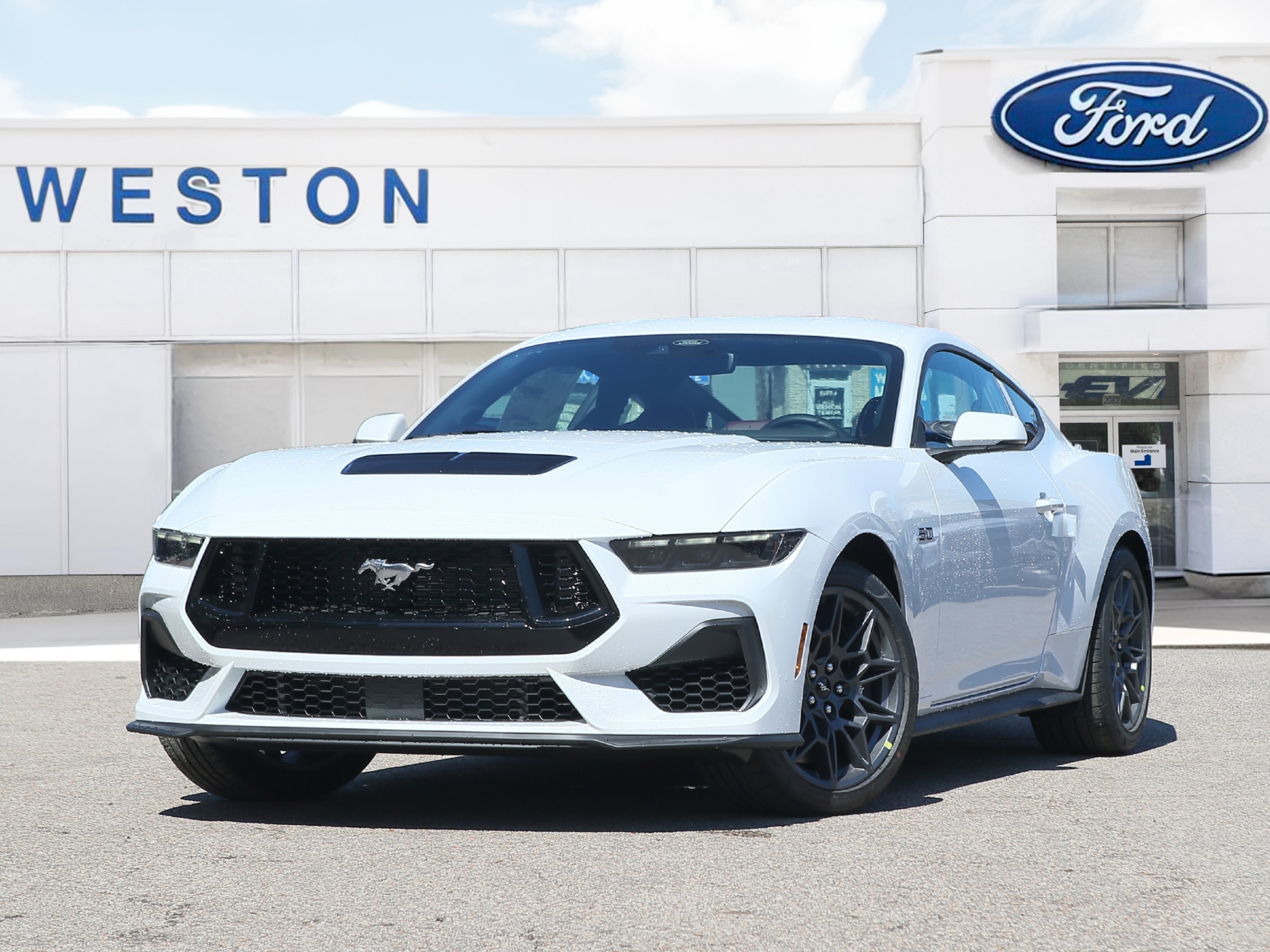 Oxford White 2026 Ford Mustang Coupe Rear-Wheel Drive Automatic