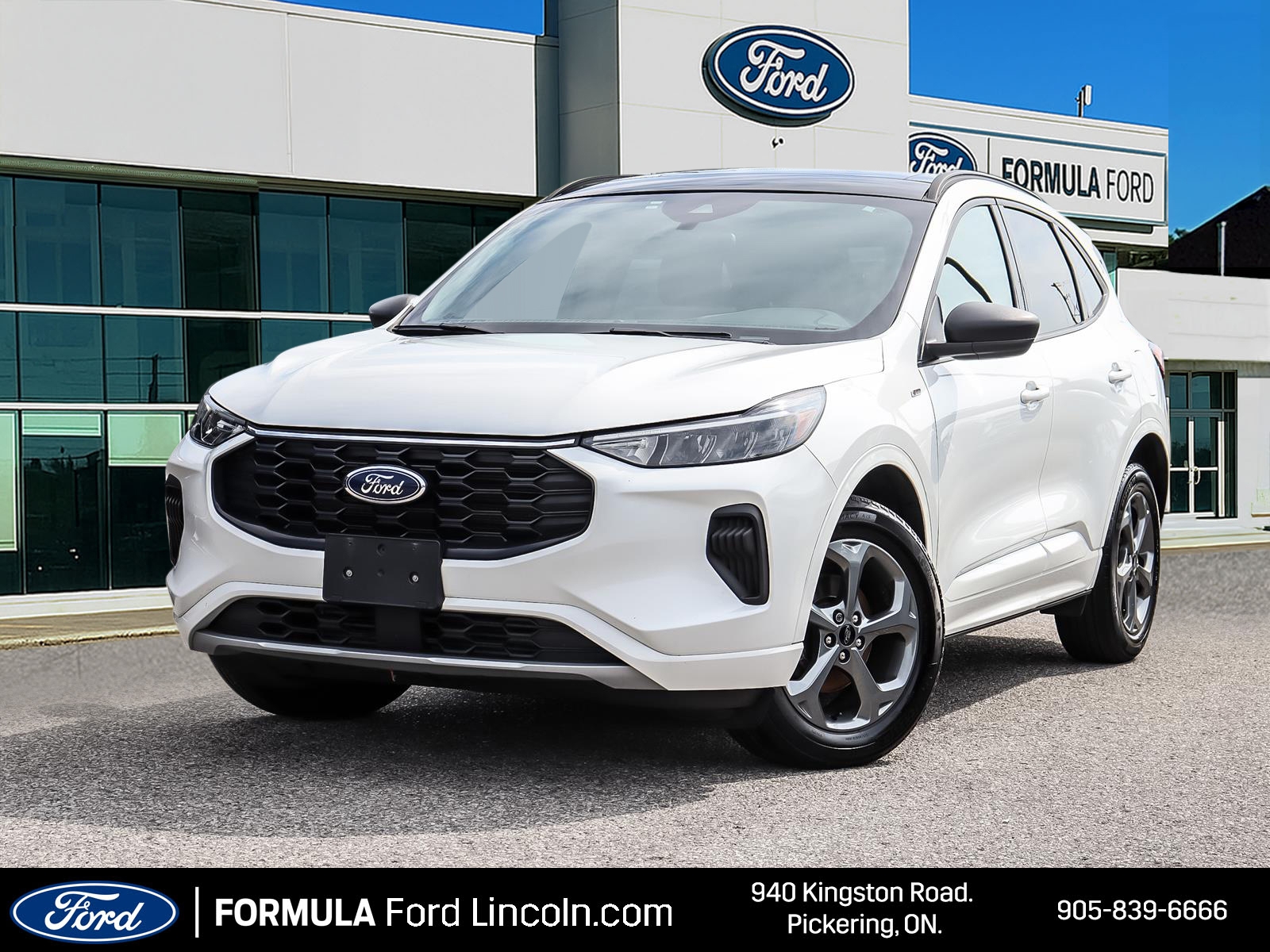 Star White 2023 Ford Escape SUV / Crossover All-Wheel Drive 8-Speed Automatic