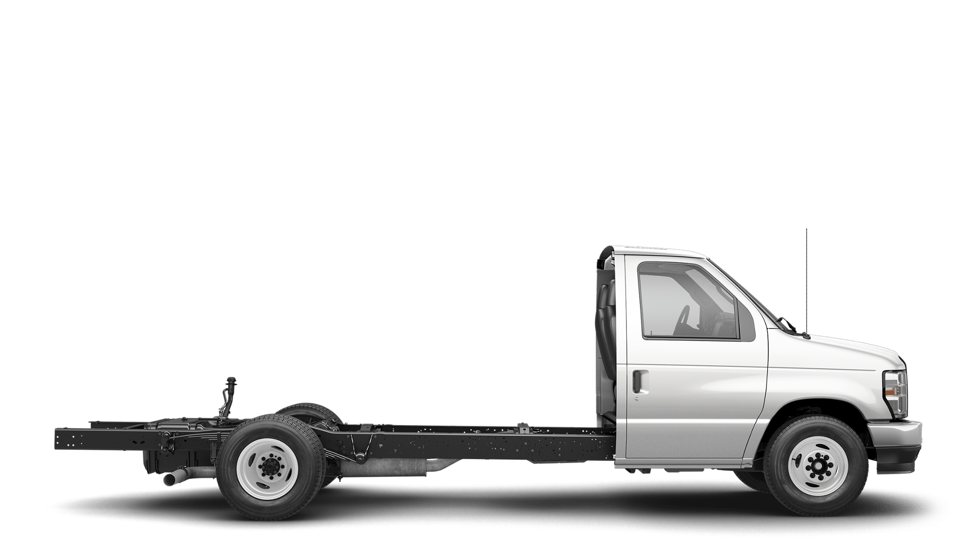 Oxford White 2027 Ford E-Series Chassis Pickup Truck Rear-Wheel Drive 6-Speed Automatic