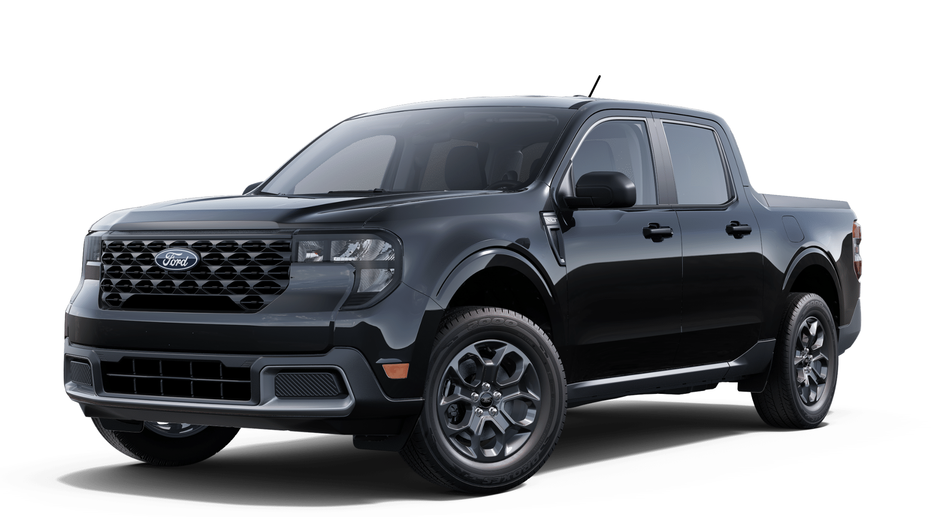 Shadow Black 2025 Ford Maverick Pickup Truck All-Wheel Drive Continuously Variable Transmission