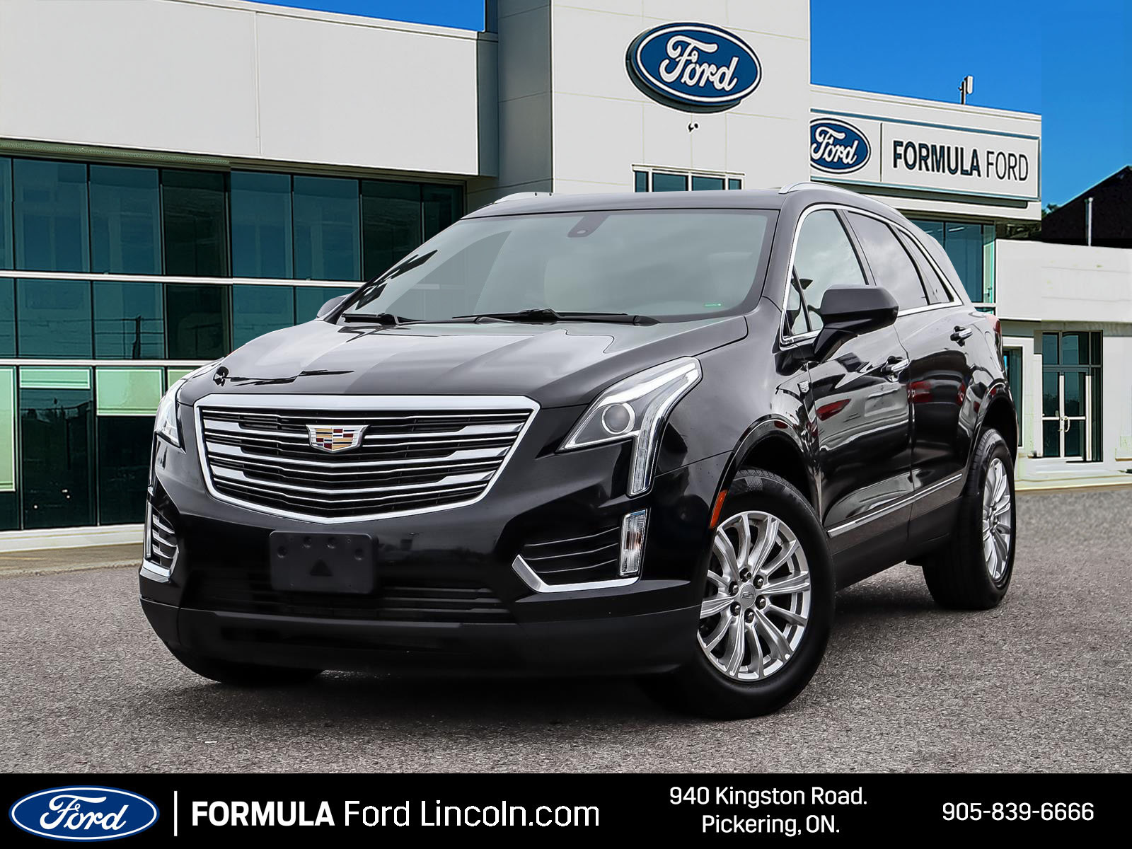 Black 2017 Cadillac XT5 SUV / Crossover Front-Wheel Drive 8-Speed Automatic