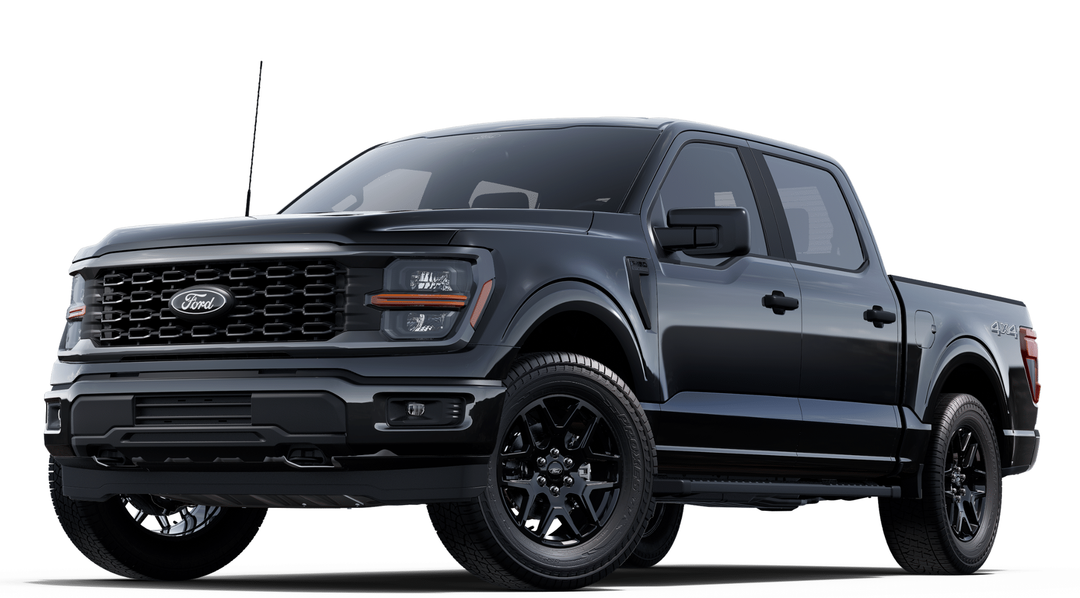 Agate Black Metallic 2025 Ford F-150 Pickup Truck Four-Wheel Drive Automatic