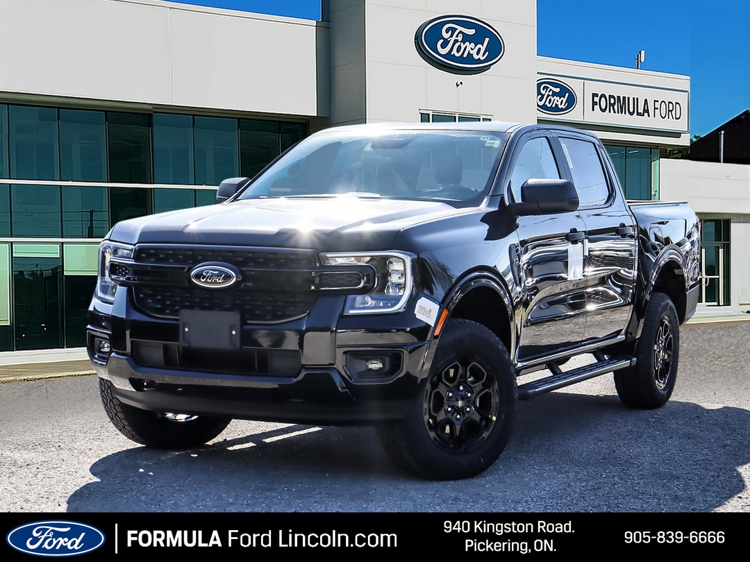 Shadow Black 2026 Ford Ranger Pickup Truck Four-Wheel Drive Automatic