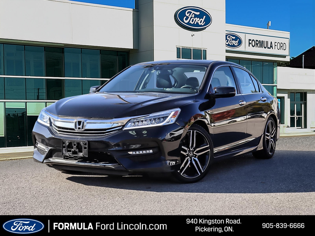 Black 2017 Honda Accord Sedan Continuously Variable Transmission