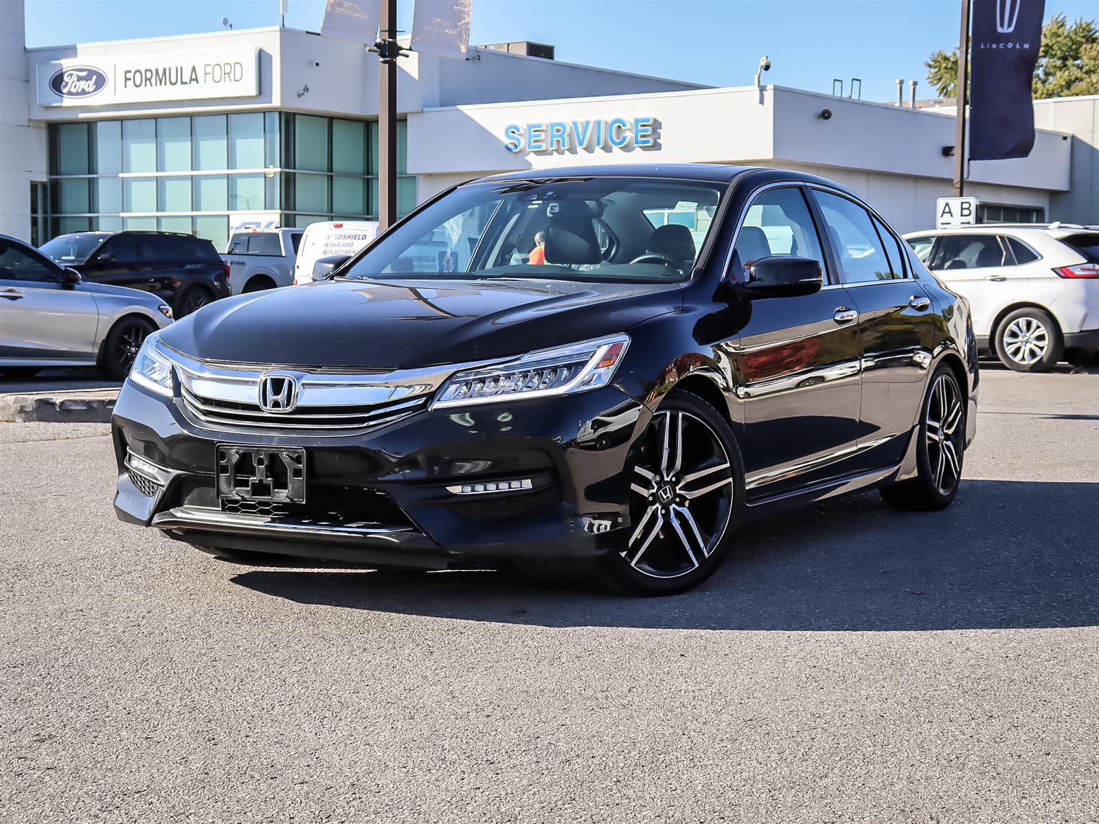 Black 2017 Honda Accord Sedan  Continuously Variable Transmission