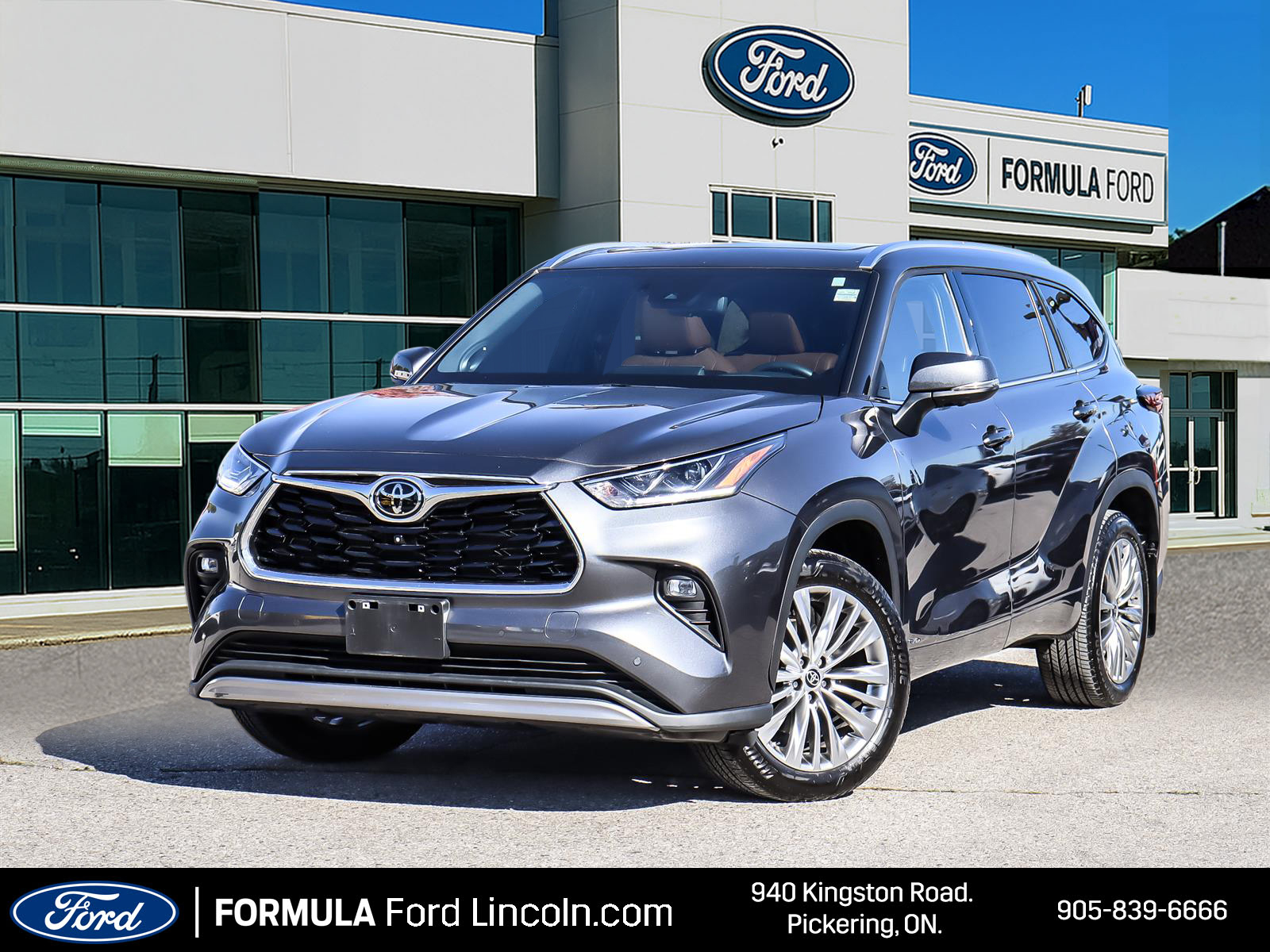 Gray 2025 Toyota Highlander Hybrid SUV / Crossover All-Wheel Drive Continuously Variable Transmission