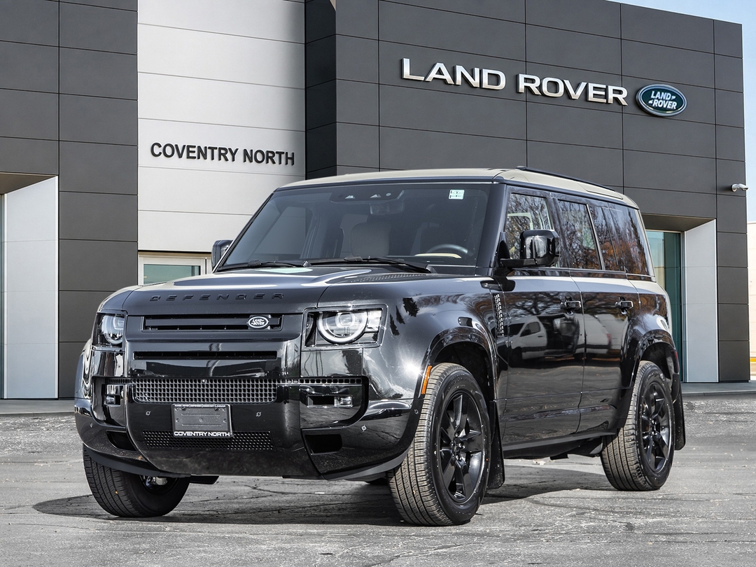 SANTORINI BLACK METALLIC 2026 Land Rover Defender SUV / Crossover All-Wheel Drive Automatic