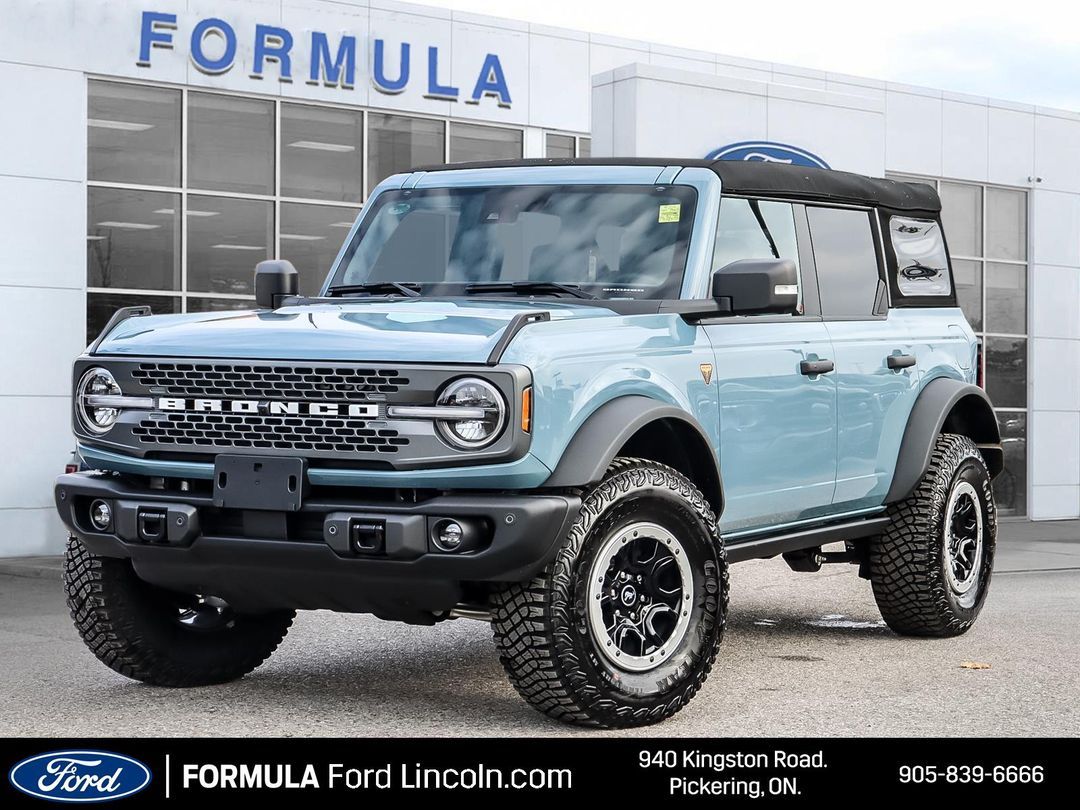 New 2023 Ford Bronco Badlands #FN4426 Pickering, ON | Formula Ford