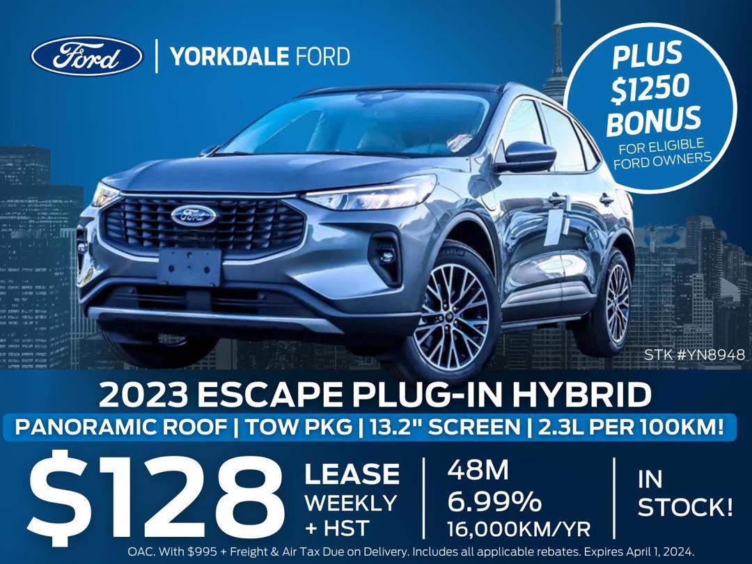 2024 Ford Escape® Plug-in Hybrid SUV, Model Details & Specs