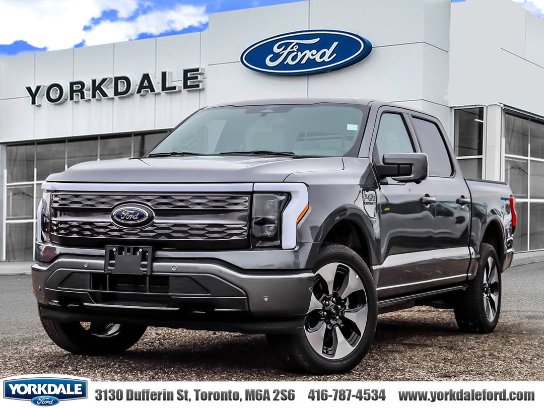 New 2023 Ford F-150 Lightning Platinum #YN8983 Toronto, ON | Yorkdale Ford