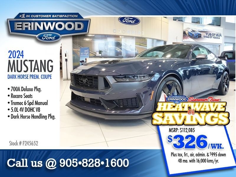 new 2024 Ford Mustang car, priced at $99,402