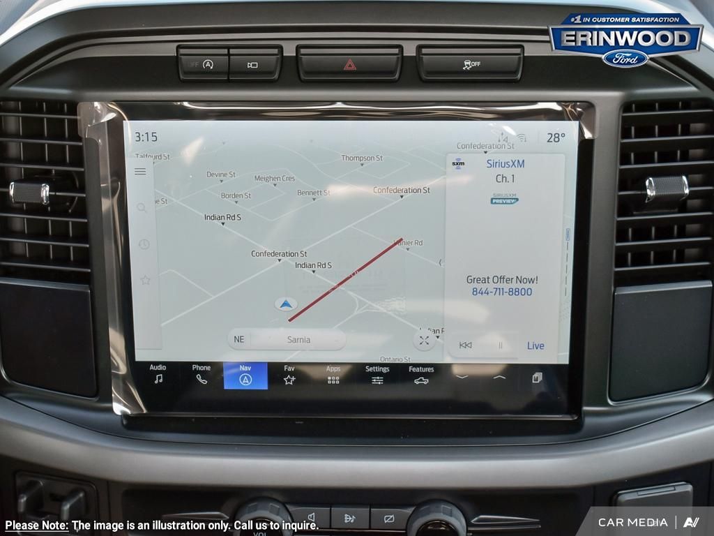 new 2025 Ford F-150 car, priced at $55,299