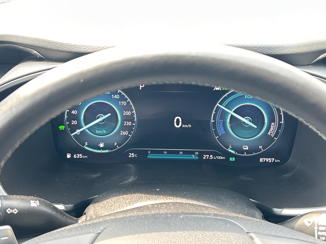 used 2021 Hyundai Santa Fe Hybrid car, priced at $34,998