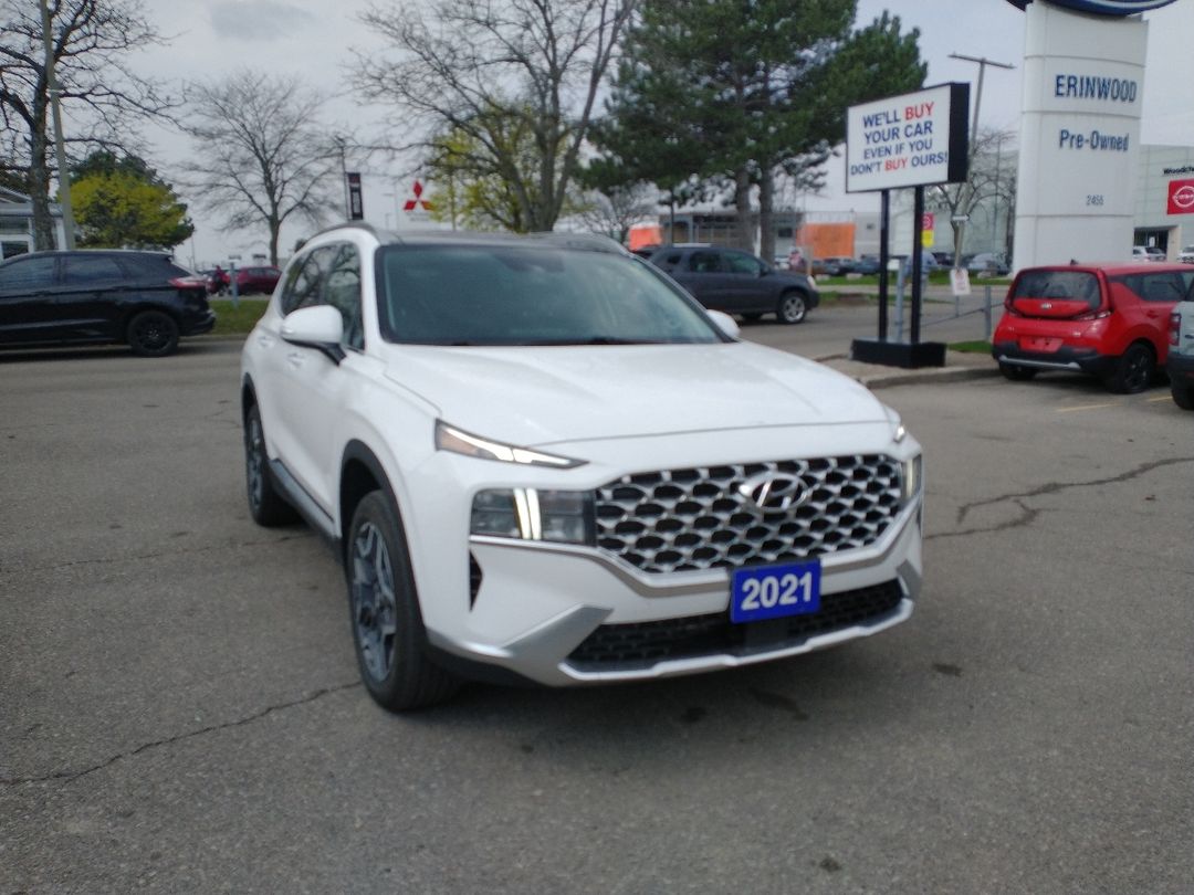 used 2021 Hyundai Santa Fe Hybrid car, priced at $34,998