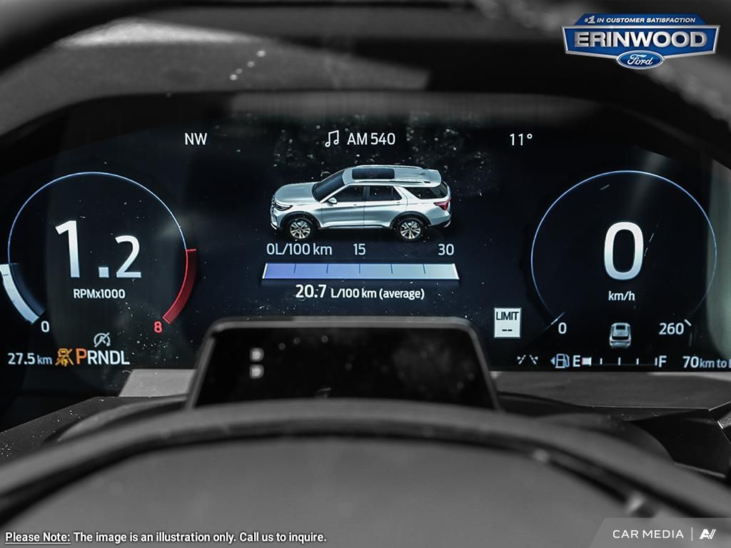 new 2025 Ford Explorer car, priced at $66,414
