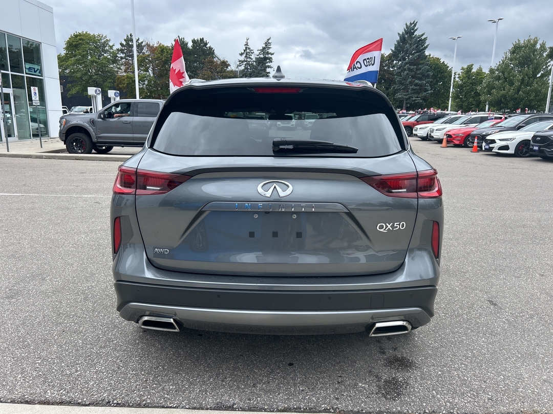 used 2022 INFINITI QX50 car, priced at $33,988