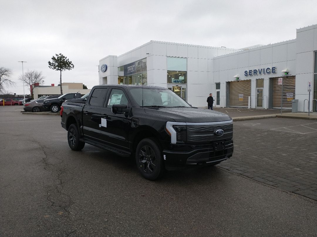 new 2023 Ford F-150 Lightning car, priced at $93,910