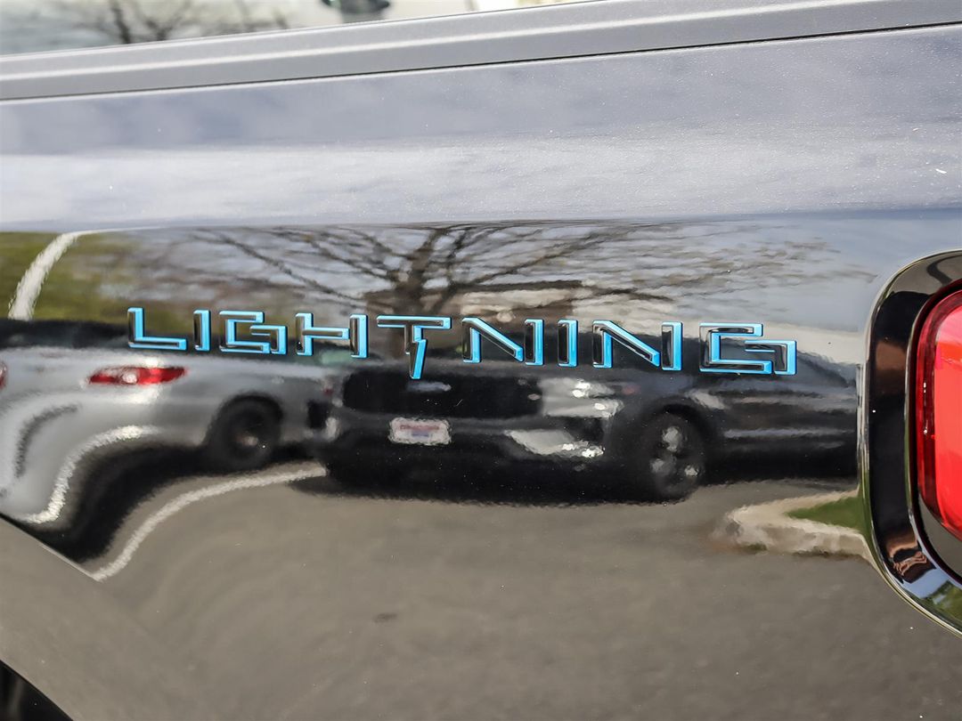 new 2025 Ford F-150 Lightning car, priced at $74,090