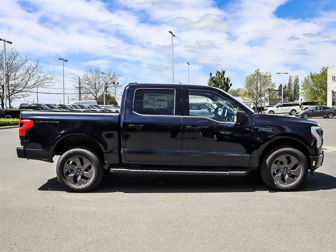 new 2025 Ford F-150 Lightning car, priced at $84,390